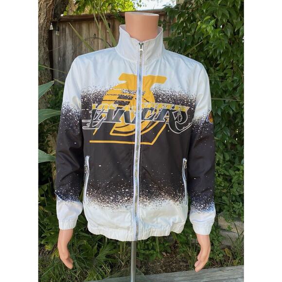 Pro Standard Lakers Jacket Black Yellow Size Large Los Angeles Lakers Luxury - Picture 1 of 11